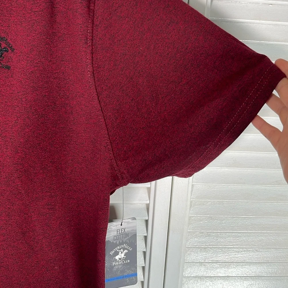 New.‎ Men's Beverly Hills Polo Club. Size: 3X. Color: Wine.